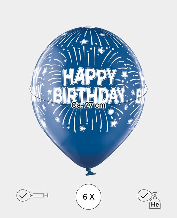 Immagine prodotto I Am Creative Festeggiamo, palloncini (6x)