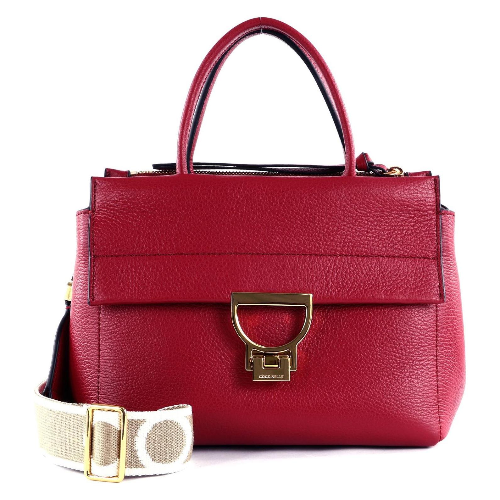 Coccinelle, Damen, Handtasche, Arlettis Signature Handbag Grained Leather, Pink