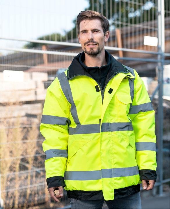 Actual product image Korntex Hi-Vis Premium Rain Jacket (L)