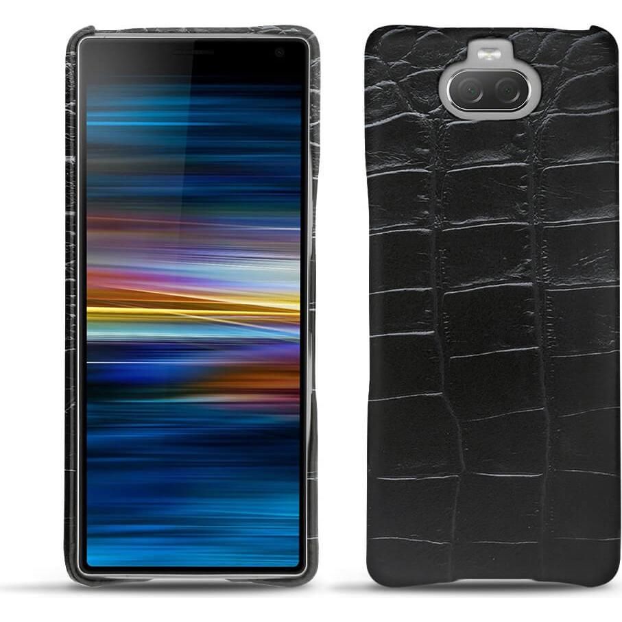 Thumbnail - Noreve Lederschutzhülle (Sony Xperia 10 Plus), Smartphone Hülle, Schwarz