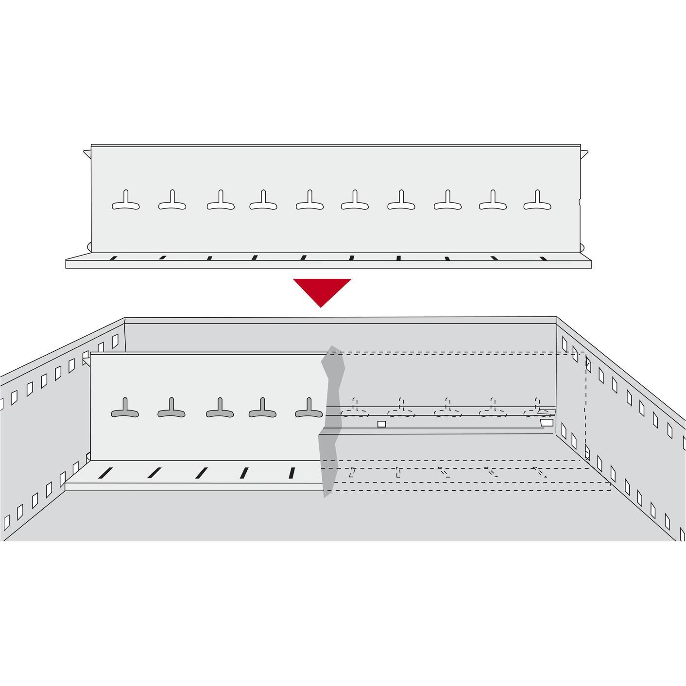 Thumbnail - Hettich, Möbelausstattung, Karteibahnen (1 Stk.)