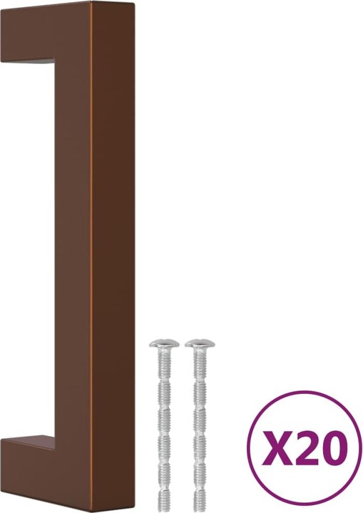 Produktbild VidaXL Möbelgriffe 20 Stk. Bronzen 96 mm Edelstahl,Farbe