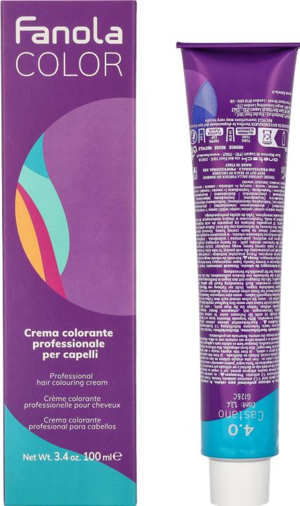 Produktbild Fanola 4*0 Castaño 100ml (4.0 Medium Brown)