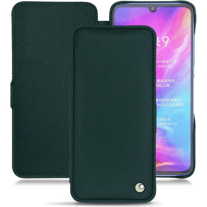 Thumbnail - Noreve Lederschutzhülle horizontal (Xiaomi Mi 9), Smartphone Hülle, Grün