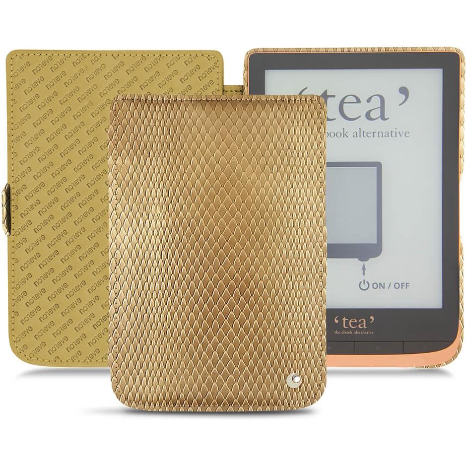 Noreve Lederschutzhülle horizontal (Touch HD Plus), Tablet Hülle, Beige
