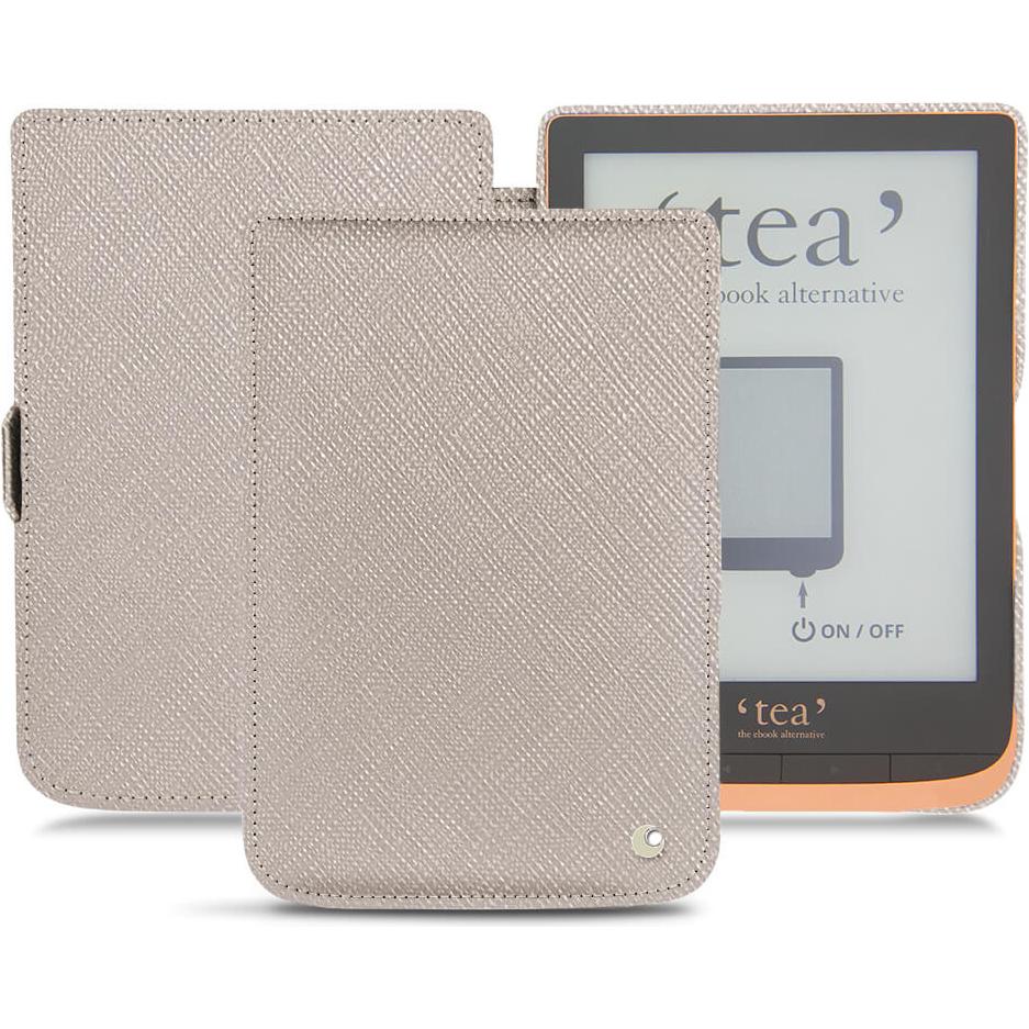 Noreve Lederschutzhülle horizontal (Touch HD Plus), Tablet Hülle, Beige