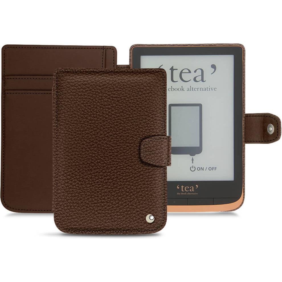 Noreve Lederschutzhülle Wallet (Touch HD 3), eReader Zubehör, Braun