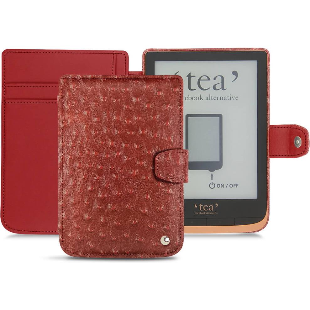 Noreve Lederschutzhülle Wallet (Touch HD 3), eReader Zubehör, Rot