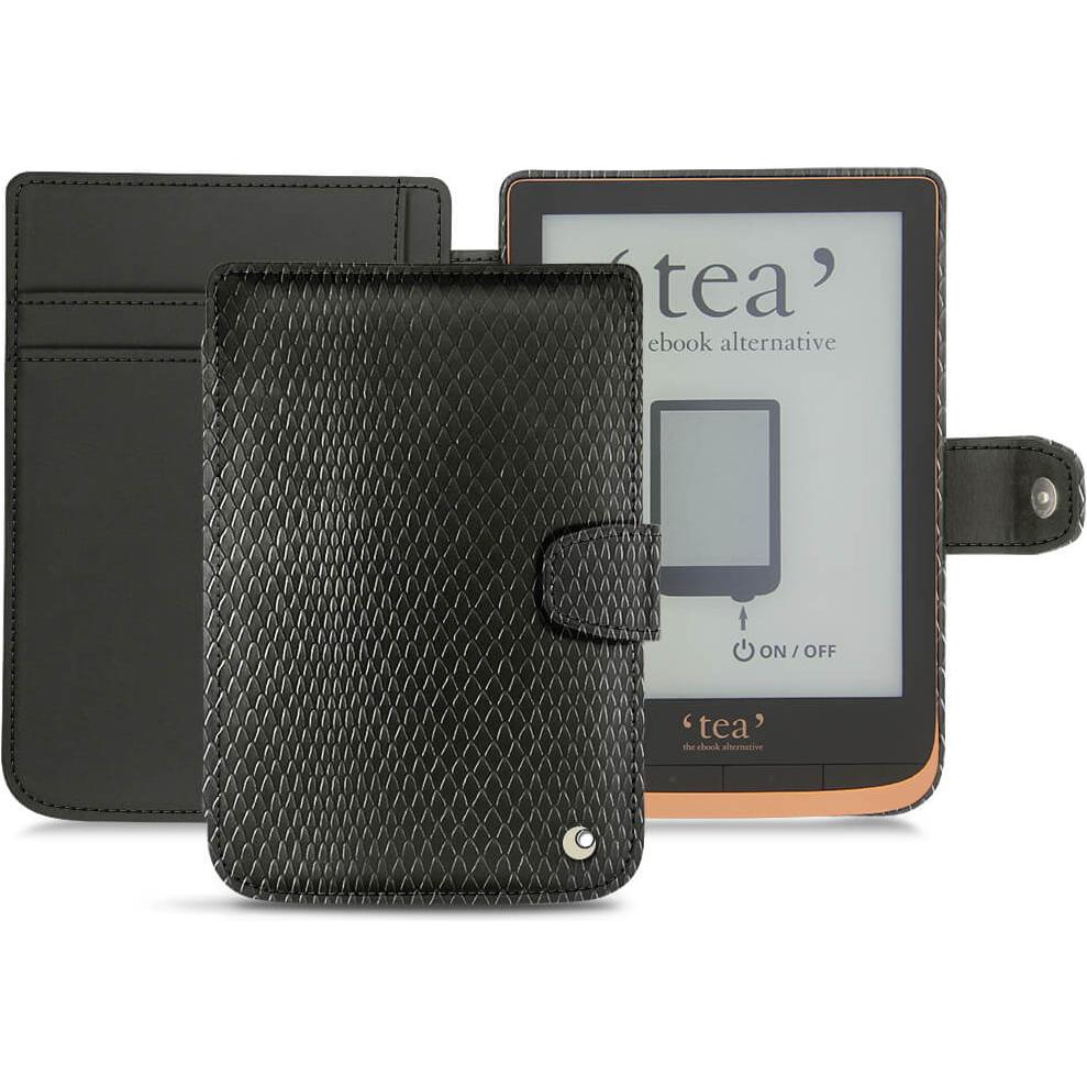 Noreve Lederschutzhülle Wallet (Touch HD 3), eReader Zubehör, Schwarz