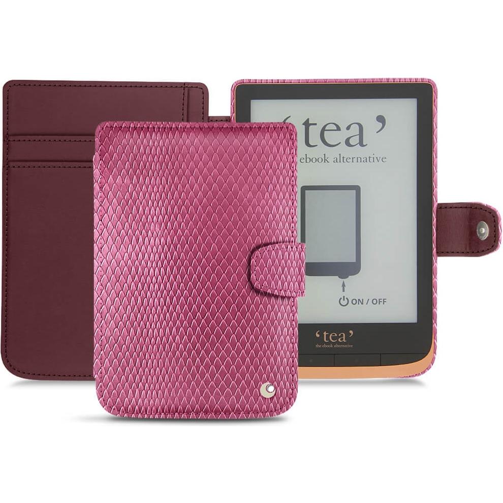 Noreve Lederschutzhülle Wallet (Touch HD 3), eReader Zubehör, Rosa