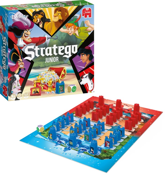Productafbeelding Jumbo Stratego Junior Disney (Duits, Frans, Italiaans)