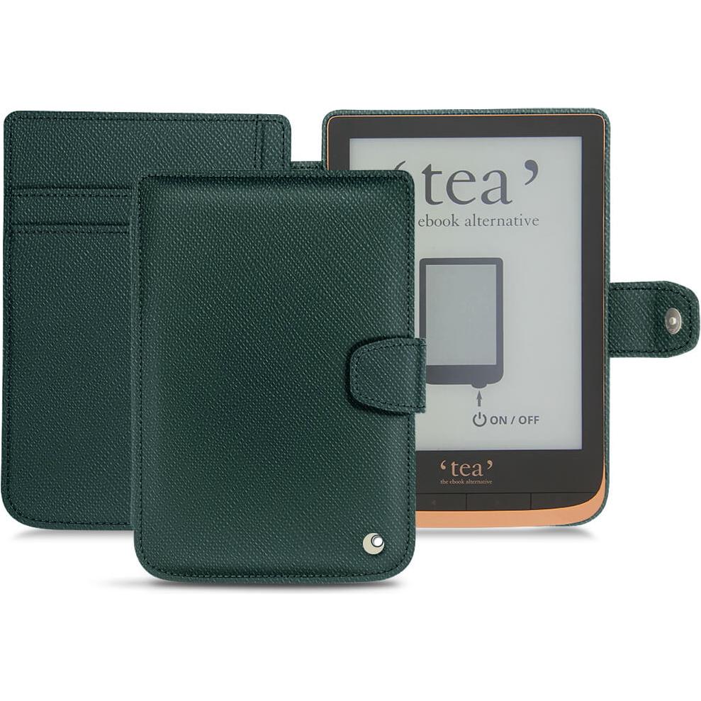 Noreve Lederschutzhülle Wallet (Touch HD 3), eReader Zubehör, Grün