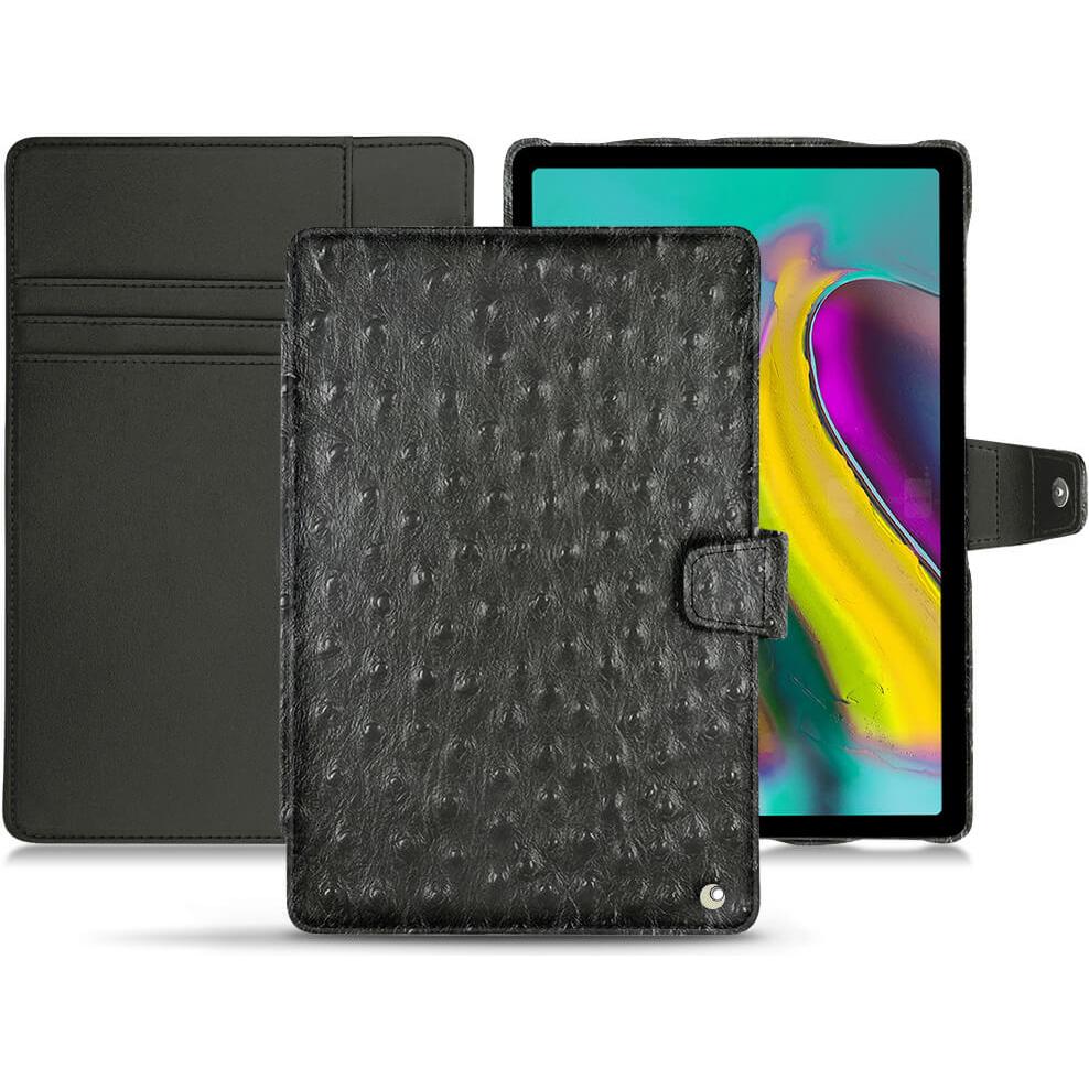 Noreve Lederschutzhülle Wallet (Galaxy Tab S5e), Tablet Hülle, Schwarz