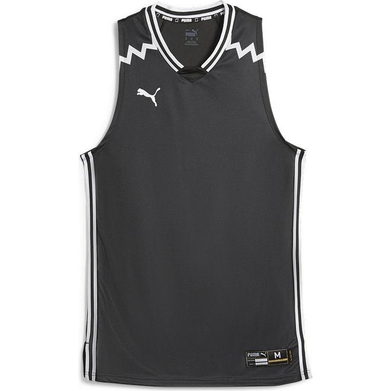 Puma, Damen, Sportshirt, Hoops Team Women's Game Jersey (XXL), Schwarz, XXL