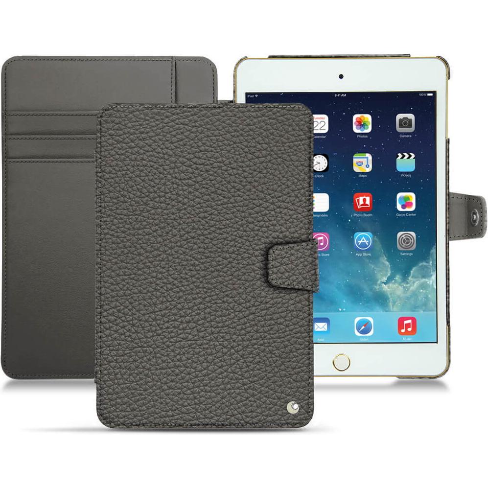 Thumbnail - Noreve Lederschutzhülle Wallet (iPad Mini 5), Tablet Hülle, Grau