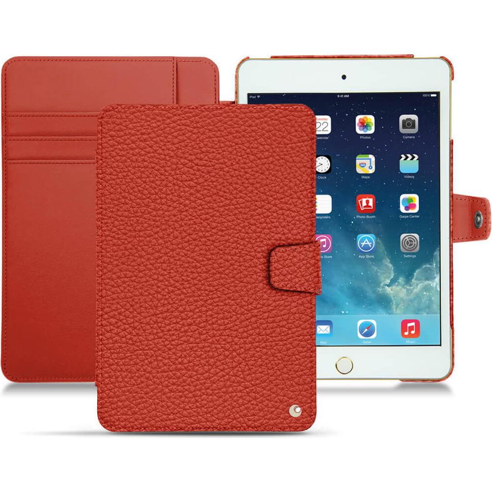 Noreve Lederschutzhülle Wallet (iPad Mini 5), Tablet Hülle, Orange