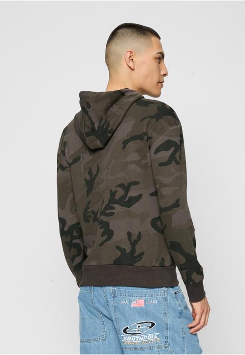 Produktbild Urban Classics High Neck Camo Hoody (S)