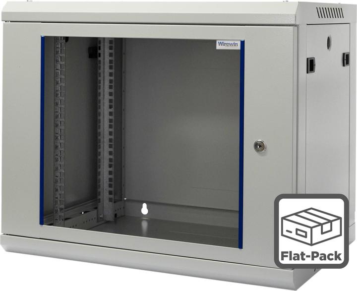Produktbild Wirewin Wandschrank 600X600X9U Pro 3rd Gen 19" / 9HE (9 HE, 19 Zoll Rack)