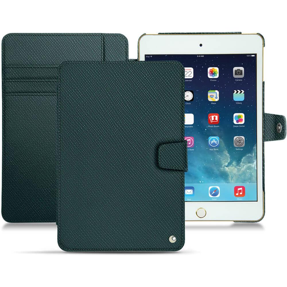 Noreve Lederschutzhülle Wallet (iPad Mini 5), Tablet Hülle, Grün