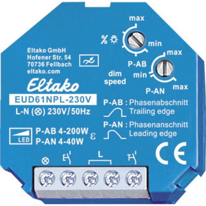 Produktbild Eltako EUD61NPL-230V (Dimmaktor)