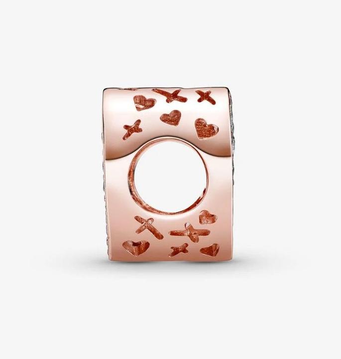Immagine prodotto Pandora Charm a forma di cuore a mano libera Rose Sparkling (Metallo, placcato oro rosa)