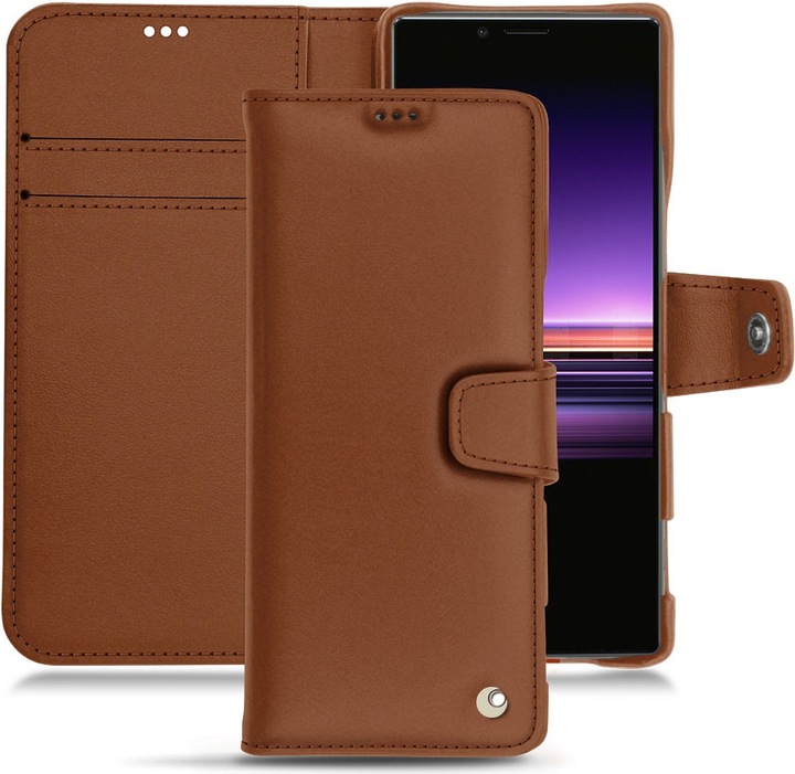 Noreve Lederschutzhülle Wallet (Sony Xperia 1)
