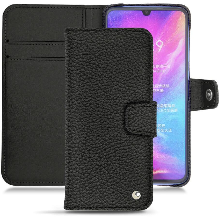 Noreve Lederschutzhülle Wallet (Xiaomi Mi 9), Smartphone Hülle, Schwarz