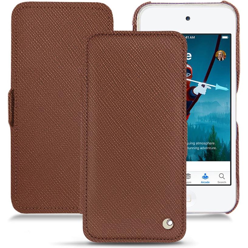 Noreve Lederschutzhülle horizontal, MP3 Tasche + Hülle, Braun