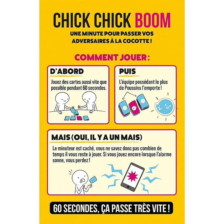 Produktbild Exploding Kittens Chick Chick Boom (Französisch, 2 - 4 Spieler)