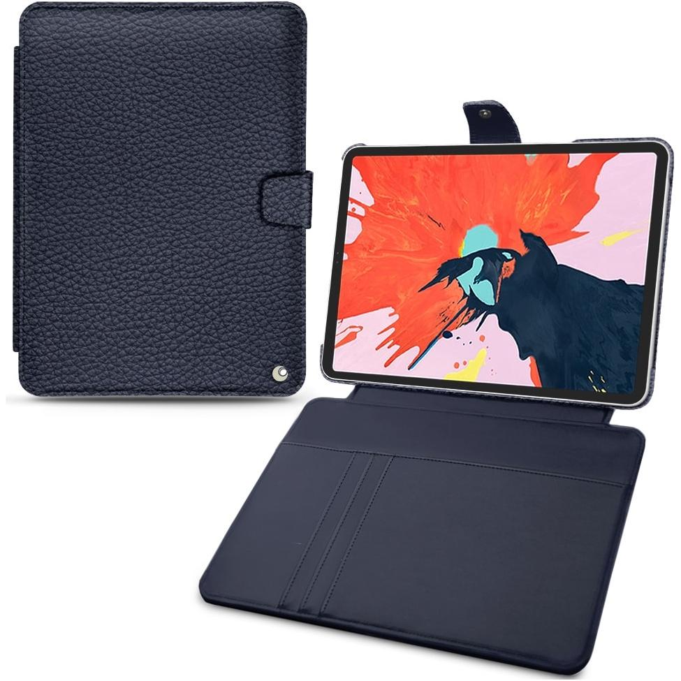 Noreve Lederschutzhülle Wallet (iPad Pro 11 2018 (1. Gen)), Tablet Hülle, Violett
