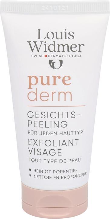 Actual product image Widmer Louis Purederm Gesichtspeeling parfumiert 50 ml (Facial cleansing wipes, 50 ml)