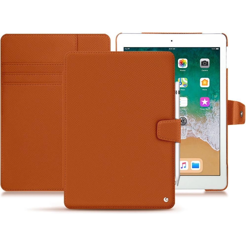 Noreve Lederschutzhülle Wallet (iPad 9.7), Tablet Hülle, Orange