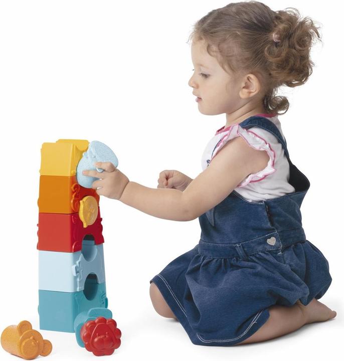 Actual product image Chicco Animals Eco+ stacking toy