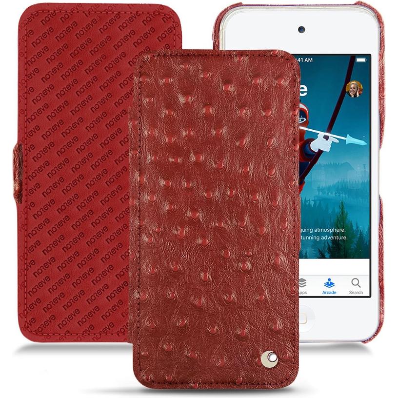 Noreve Lederschutzhülle horizontal, MP3 Tasche + Hülle, Rot