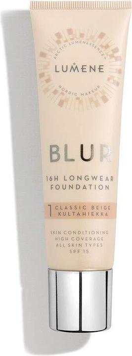 Lumene ur smoothing foundation for all skin types SPF15 1 Classic Beige 30ml (Classic Beige)