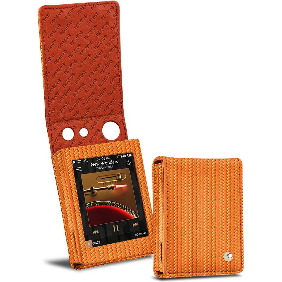 Noreve Lederschutzhülle vertikal, MP3 Tasche + Hülle, Orange