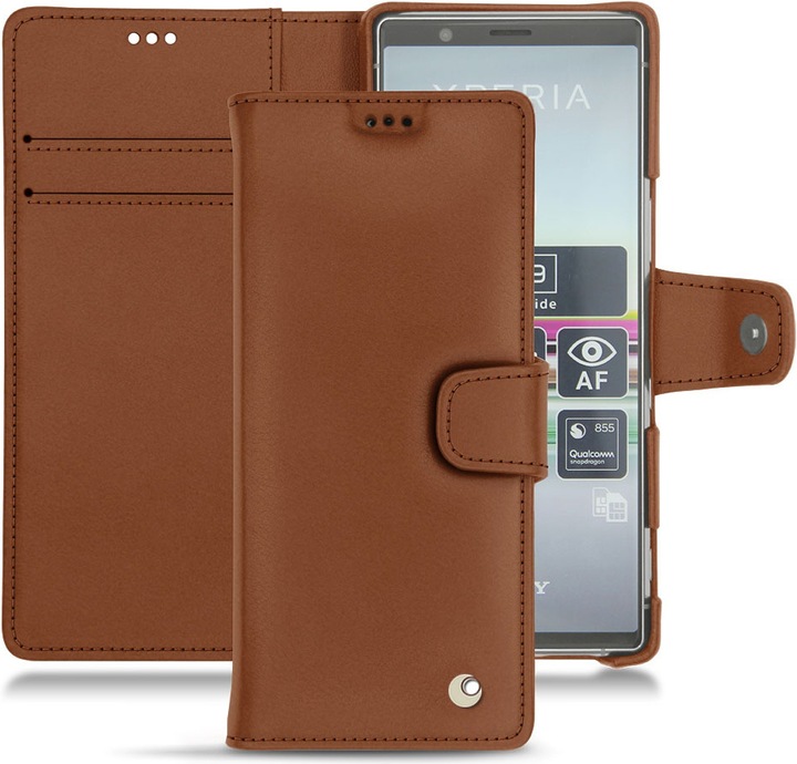 Noreve Lederschutzhülle Wallet (Sony Xperia 5)