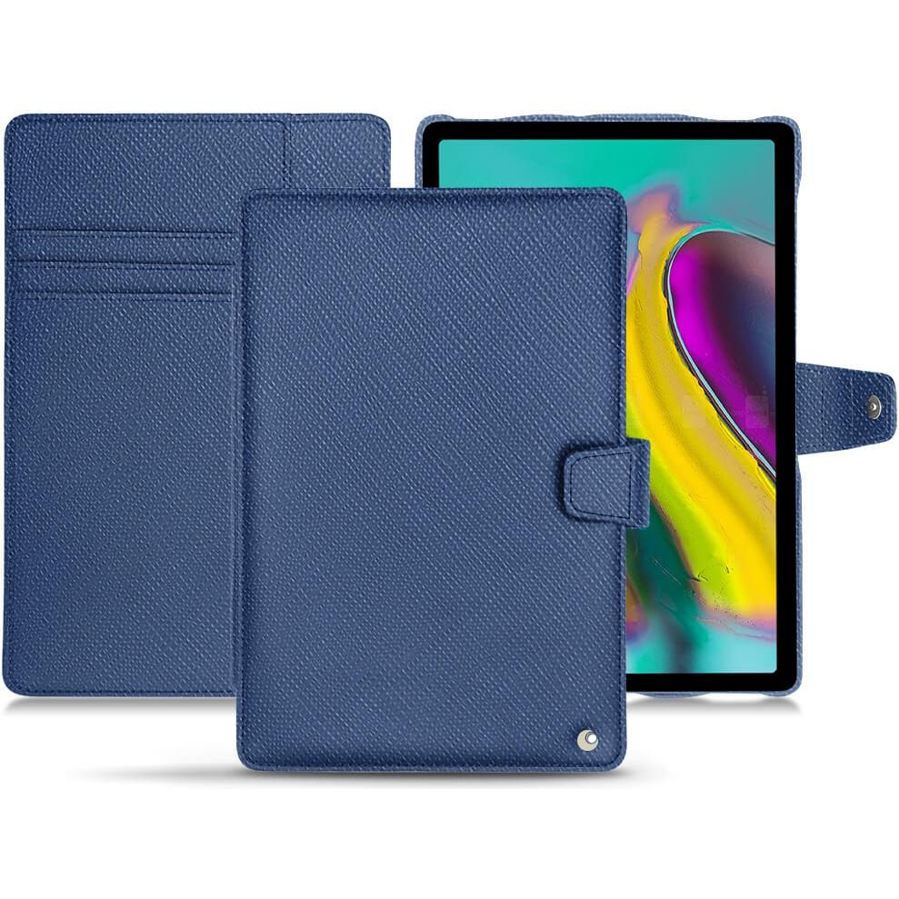 Thumbnail - Noreve Lederschutzhülle Wallet (Galaxy Tab S5e), Tablet Hülle, Blau