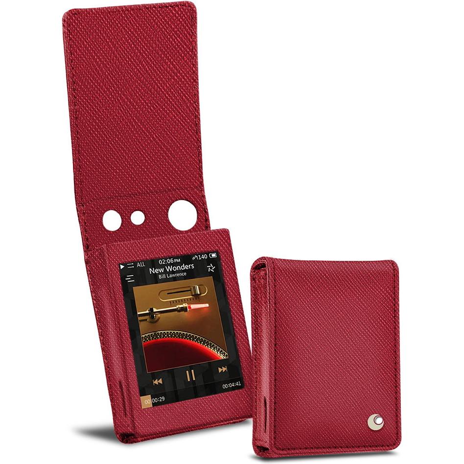 Noreve Lederschutzhülle vertikal, MP3 Tasche + Hülle, Rot