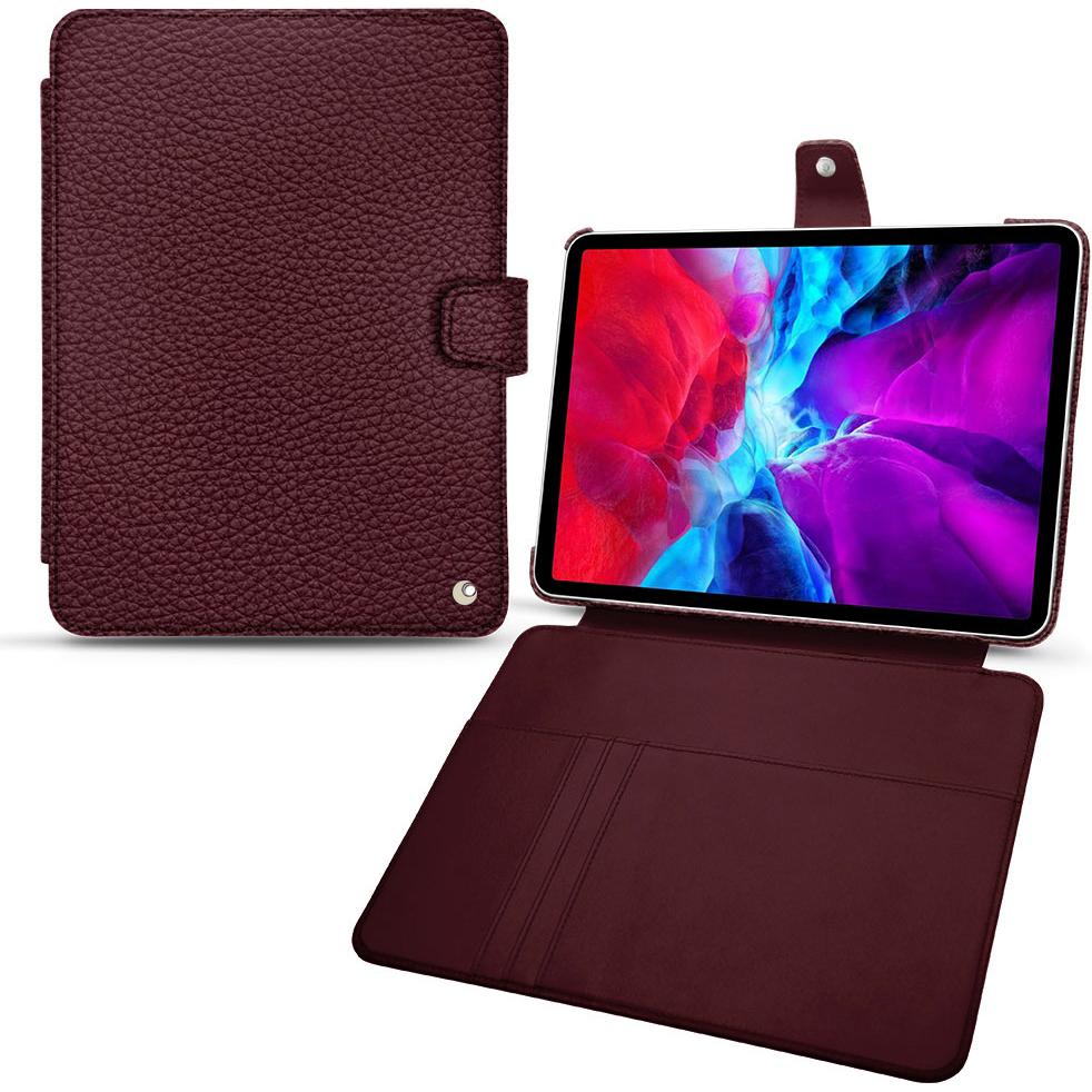 Noreve Lederschutzhülle Wallet (iPad Pro 11 2020 (2. Gen)), Tablet Hülle, Violett