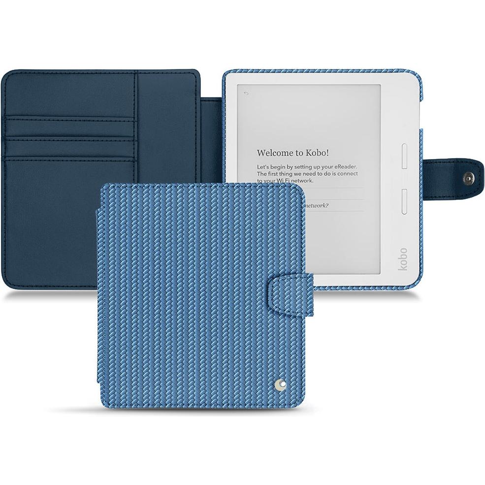Noreve Lederschutzhülle Wallet (Libra H2O), Tablet Hülle, Blau