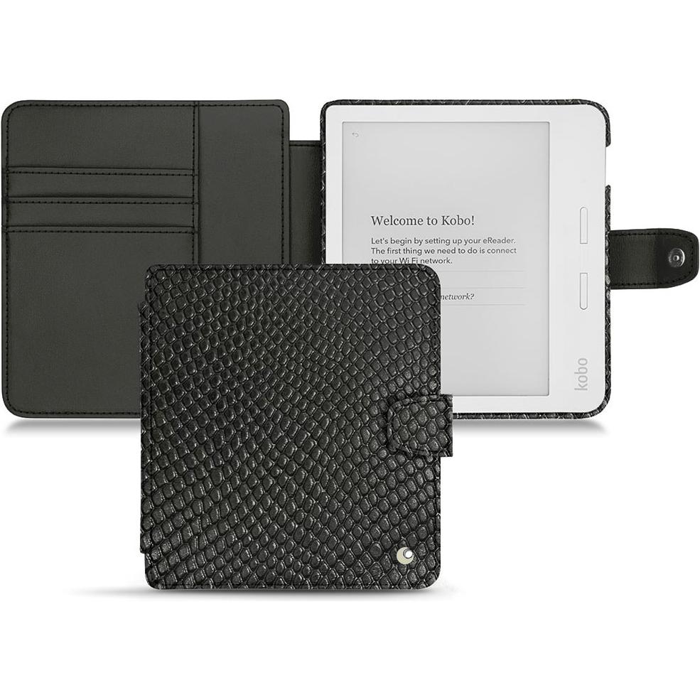 Thumbnail - Noreve Lederschutzhülle Wallet (Libra H2O), Tablet Hülle, Schwarz