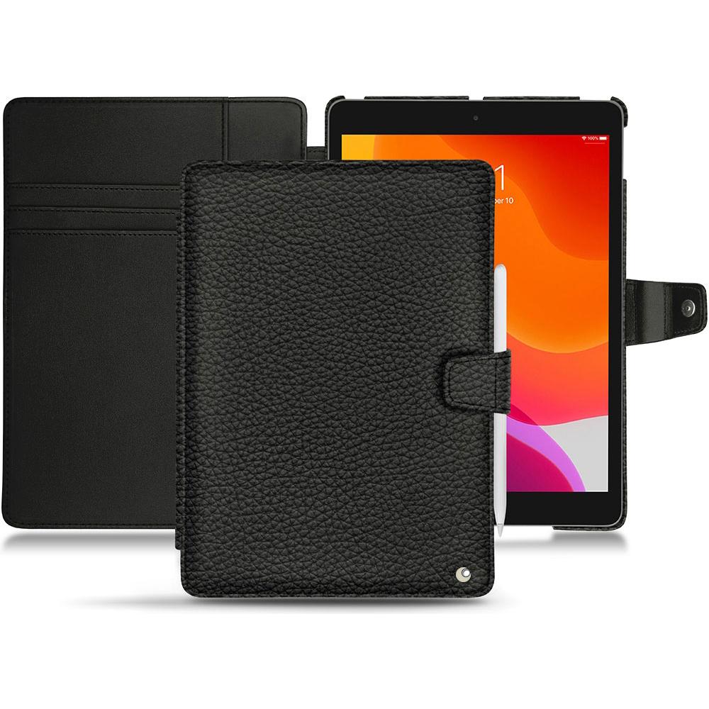 Noreve Lederschutzhülle Wallet (iPad 10.2 2019), Tablet Hülle, Schwarz
