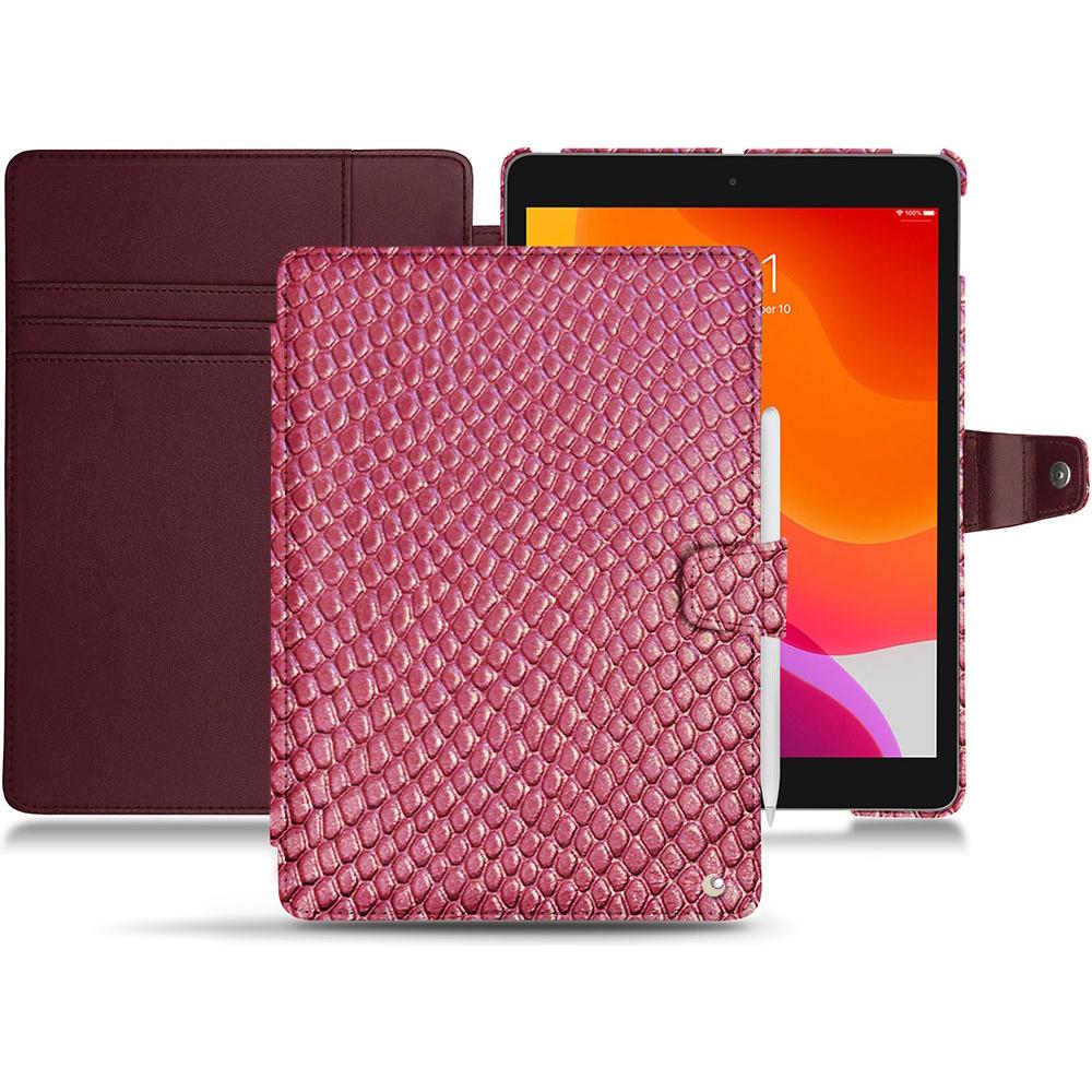 Noreve Lederschutzhülle Wallet (iPad 10.2 2019), Tablet Hülle, Rosa