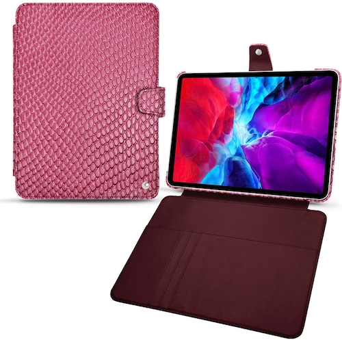 Noreve Lederschutzhülle Wallet (iPad Pro 11 2020 (2. Gen)), Tablet Hülle, Rosa