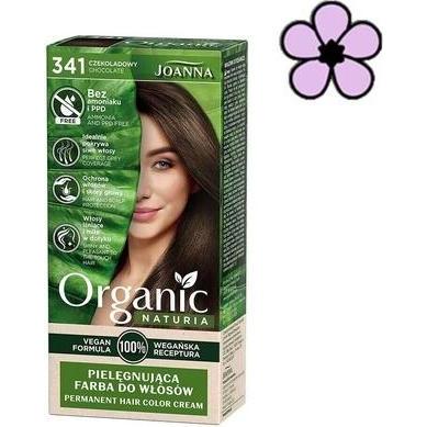 Joanna Grigi Tinta Per Capelli, Naturia Tintura Organica Per Capelli Senza Ammoniaca E Ppd 341 Cioccolato (341 Onore Al Cioccolato)