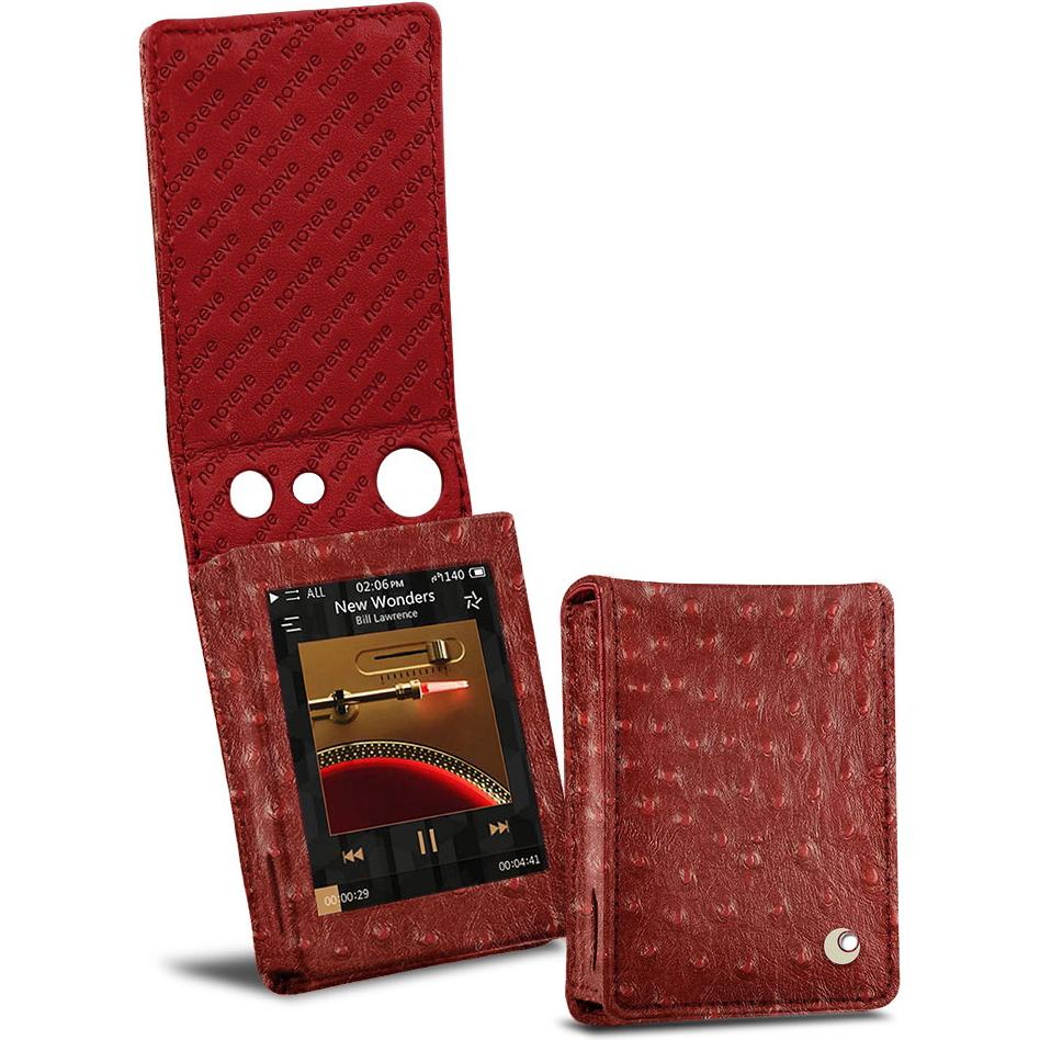 Noreve Lederschutzhülle vertikal, MP3 Tasche + Hülle, Rot