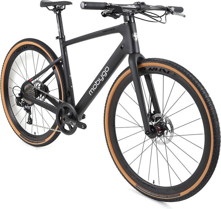 Produktbild Mobygo Twitter V1-PB Carbon schwarz (54 cm)