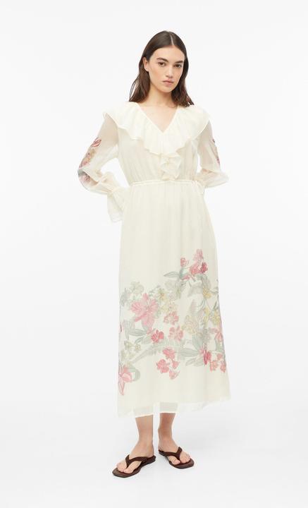 Image du produit Comma Langes Kleid aus Crêpechiffon mit Volant-Details (36)