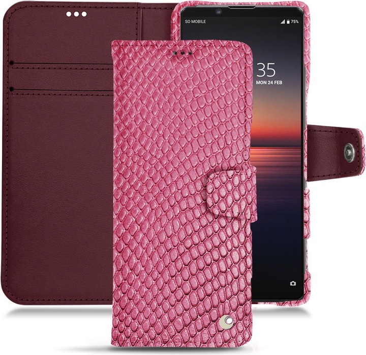 Actual product image Noreve Leather case wallet (Sony Xperia 1 II)